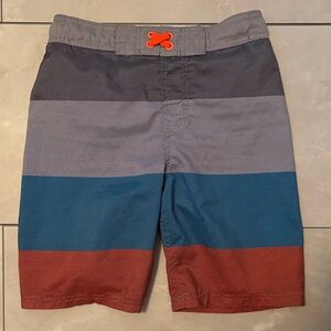 Cat & Jack and Striped Swim Shorts - Gray, Blue, orange